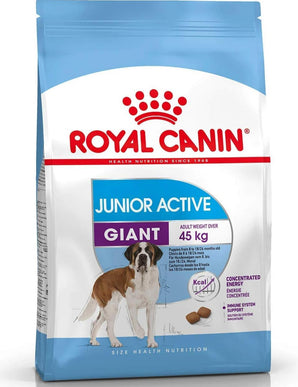 Royal Canin Giant Junior Active 15kg – Krmivo pro mladé psy obřích plemen, podpora vitality a zdravého růstu.