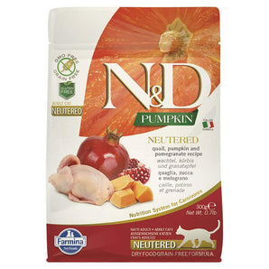 N&D Pumpkin CAT Quail & Pomegranate 300g