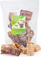 NATURECA pochoutka Hovězí hrtany sušené 250g - přírodní pamlsek pro psy, bohatý na bílkoviny, podporuje zdraví kloubů a zubů.