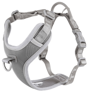 Postroj Hurtta Venture No-Pull šedý 35-40cm - Komfortní postroj pro malé psy s funkcí proti tahání, ideální pro každodenní venčení.