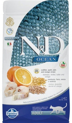 N&D OCEAN CAT Adult Herring & Orange 1,5kg