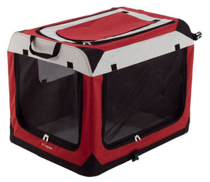 Přepravka HOLIDAY 6 nylon+kov.kostra 70x52xh52cm - Přepravka pro kočky a psy, zajišťuje bezpečný a pohodlný transport pro vaše zvíře.