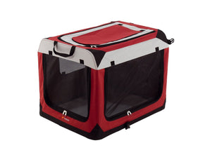 Přepravka HOLIDAY 8 nylon+kov.kostra 81x58xh58cm - Robustní přepravka pro větší psy, ideální pro bezpečný a pohodlný transport.
