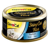 GimPet ShinyCat tuňák 70g – Konzerva pro kočky s tuňákem, balení 70g