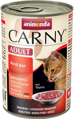Carny Adult Hovězí 400 g - Konzerva pro dospělé kočky s hovězím masem. Balení 400 g.