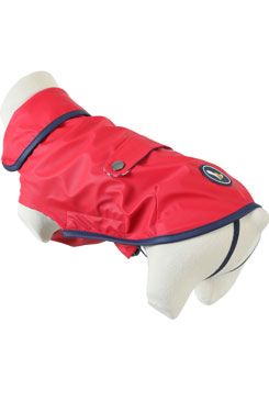 Obleček pláštěnka pro psy ST MALO červená 55cm Zolux