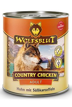 Wolfsblut Dog Adult Country Chicken konz. 800g