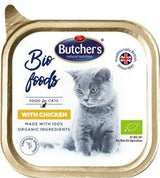 Butchet's Cat Bio s kuřecím 85 g – Bio krmivo pro kočky s kuřecím, balení 85 g.