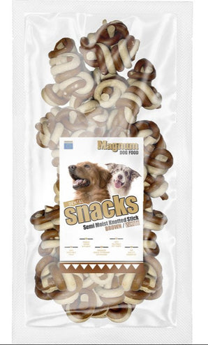 Uzlík Magnum jerky hnědo-bílý, balení 25 kusů.
