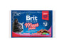 Brit Premium Cat kapsa Meat Plate 4x100g