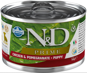 N&D DOG PRIME Puppy Chicken & Pomegranate Mini 140g