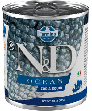 N&D DOG OCEAN Adult Codfish & Squid 285g