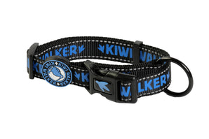 Obojek nylon 32-45/2cm modrá - pevný obojek pro psy, ideální pro menší a střední plemena, v modré barvě.