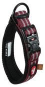 Obojek pes BIVOUAK nastavitelný 25-35cm červená Zolux