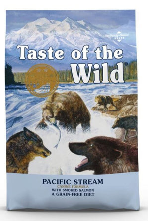 Granule pro psy Taste of the Wild Pacific Stream 12,2kg s lososem a bramborami.