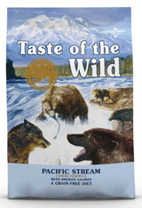 Taste of the Wild Pacific Stream 5,6kg - balení prémiového krmiva pro psy s lososem a bramborami.