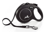 Vodítko FLEXI Classic NEW L, 5m, pro psy do 50kg, černé.