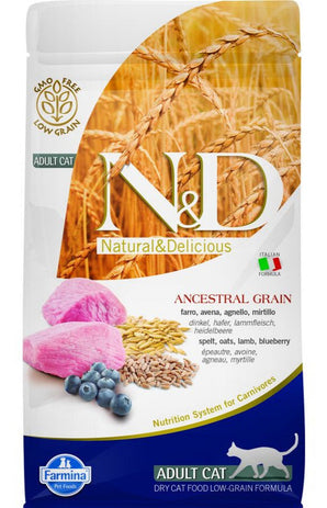N&D LG CAT Adult Lamb & Blueberry 10kg