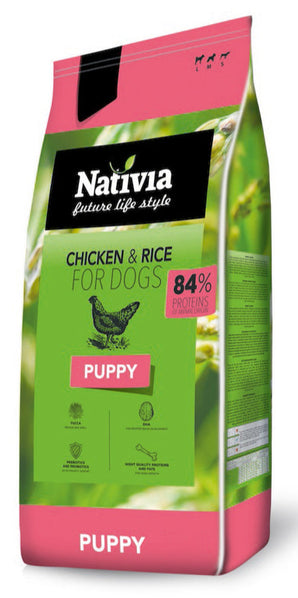 Krmivo pro štěňata Nativia Dog Puppy 15kg balení