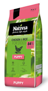 Krmivo pro štěňata Nativia Dog Puppy 3kg balení.