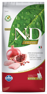 N&D PRIME KITTEN Chicken & Pomegranate, 5 kg, krmivo pro koťata.