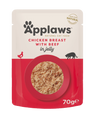 Applaws Cat kapsa Adult Jelly kuřecí prsa s hovězím70g