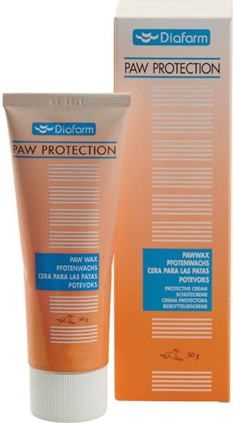 Diafarm Pawwax ochranný krém na tlapky pro psy 50g - Ochranný krém na tlapky, zvláště vhodný v zimním období. Balení 50 g.