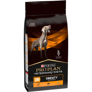 Purina PPVD Canine OM Obesity Management 3kg - Dietní krmivo pro psy s nadváhou, které podporuje zdravé hubnutí a optimální hmotnost.