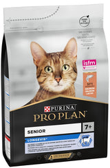Krmivo pro starší kočky ProPlan Cat Senior Original Longevis s lososem, balení 3 kg