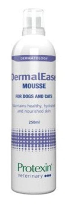 Protexin DermalEase mousse pro psy a kočky 250ml - Pěna pro péči o pokožku psů a koček. Balení 250 ml.