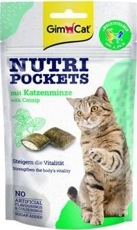 GimCat Pamlsky pro kočky cantip 60g – Pamlsky s kočičí mátou pro zvýšení zájmu koček, balení 60g