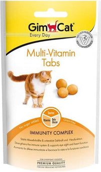 GimCat Every Day Tabs Multi Vitamin 40g – Multivitamínové tablety pro kočky pro podporu celkového zdraví, balení 40g