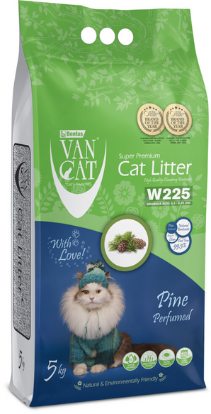 Podestýlka Vancat stelivo bentonit Pine 5kg