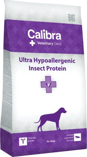 Calibra VD Dog Ultra Hypoallergenic Insect, 12 kg, hypoalergenní dieta pro citlivé psy.