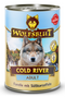 Konzerva Wolfsblut Dog Adult Cold River s rybím masem pro dospělé psy, 395 g.