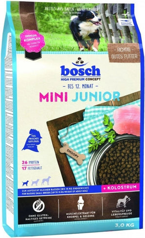 Bosch Dog Junior Mini, 3 kg, krmivo pro malá štěňata.