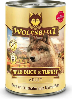 Wolfsblut Dog Adult Wild Duck&Turkey konz. 800g