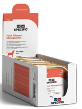 Balení Specific CDW Food Allergy Management 6x300g pro psy s potravinovými alergiemi.