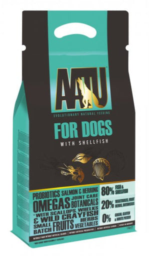 AATU Dog 80/20 Fish&Shellfish 1,5kg - prémiové krmivo pro psy s vysokým obsahem ryb a mořských plodů.