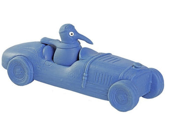 Hračka pes BUGATTI latex, pískací, modrá 19 cm Kiwi – latexová pískací hračka ve tvaru Bugatti, modrá barva.