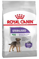 Royal Canin Mini Sterilised 3kg – Krmivo pro kastrované psy malých plemen, balení 3 kg.