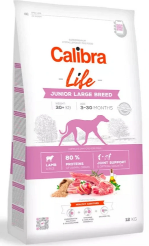 Calibra Dog Life Junior Large Breed Lamb 12kg