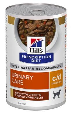 Hill's Can. PD C/D Urinary Multicare Chicken stew 354g