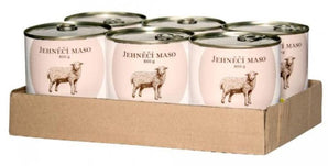 Maso z jehněčího, 6x800 g, pro jemné a vyvážené jídlo v balení.