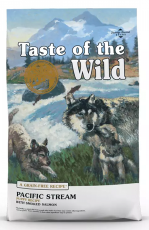 Granule pro štěňata Taste of the Wild Pacific Stream Puppy 5,6kg s lososem a bramborami.