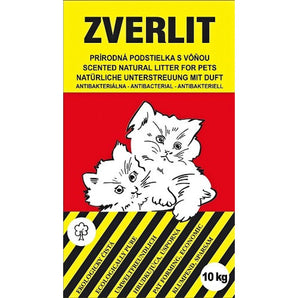 ZVERLIT Červený hrubý s vůní 10 kg – Zverlit hrubá steliva, červená s vůní, 10 kg.