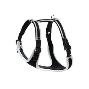 Postroj ERGOCOMFORT LINEAR P XS šedo-černý - Kompaktní postroj pro malé psy, který poskytuje bezpečné a pohodlné venčení.