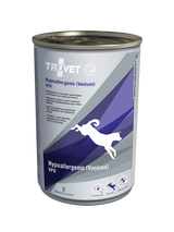 Trovet pes VPD, konzerva, 400 g, výživné krmivo pro psy s potravinovými alergiemi.