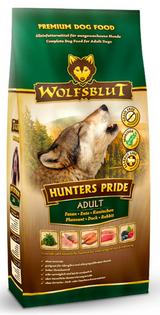Granule Wolfsblut Dog Adult Hunter’s Pride s bažantem, králíkem a jelenem pro dospělé psy, 2 kg.
