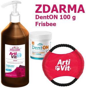 VITAR Veterinae ArtiVit Sirup 1l+DentON100+frisbee